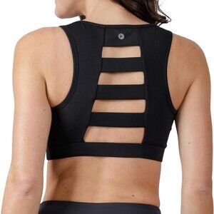 Women's High Impact Racerback Sports Bra with Removable Padding, Ladderback Desi
